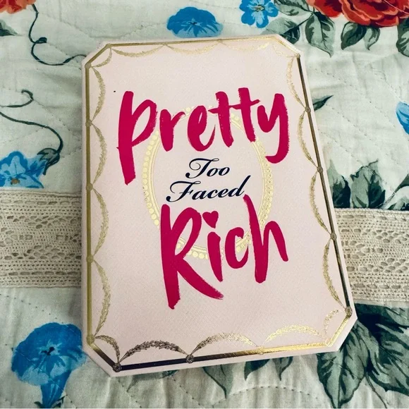 Too Faced Pretty Rich Eyeshadow Palette - Pink, Gold, Brown, Blue